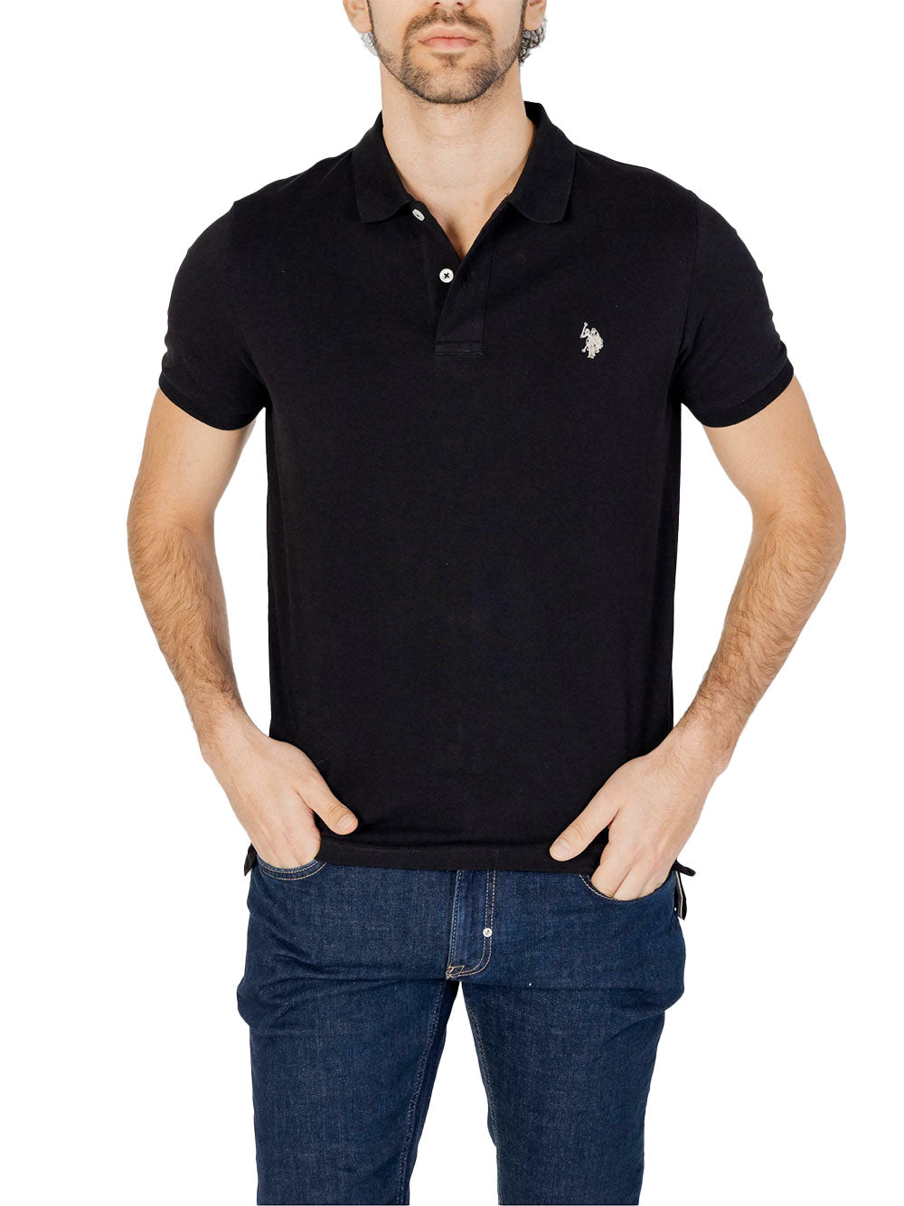 Polo U.S. Polo Assn. King 41029 da Uomo - Nero