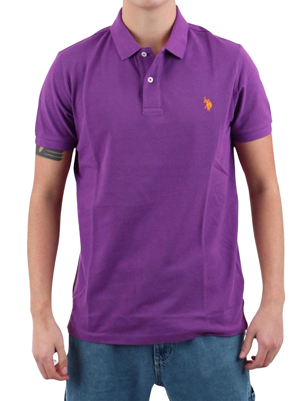 Polo U.S. Polo Assn. King 41029 da Uomo - Viola