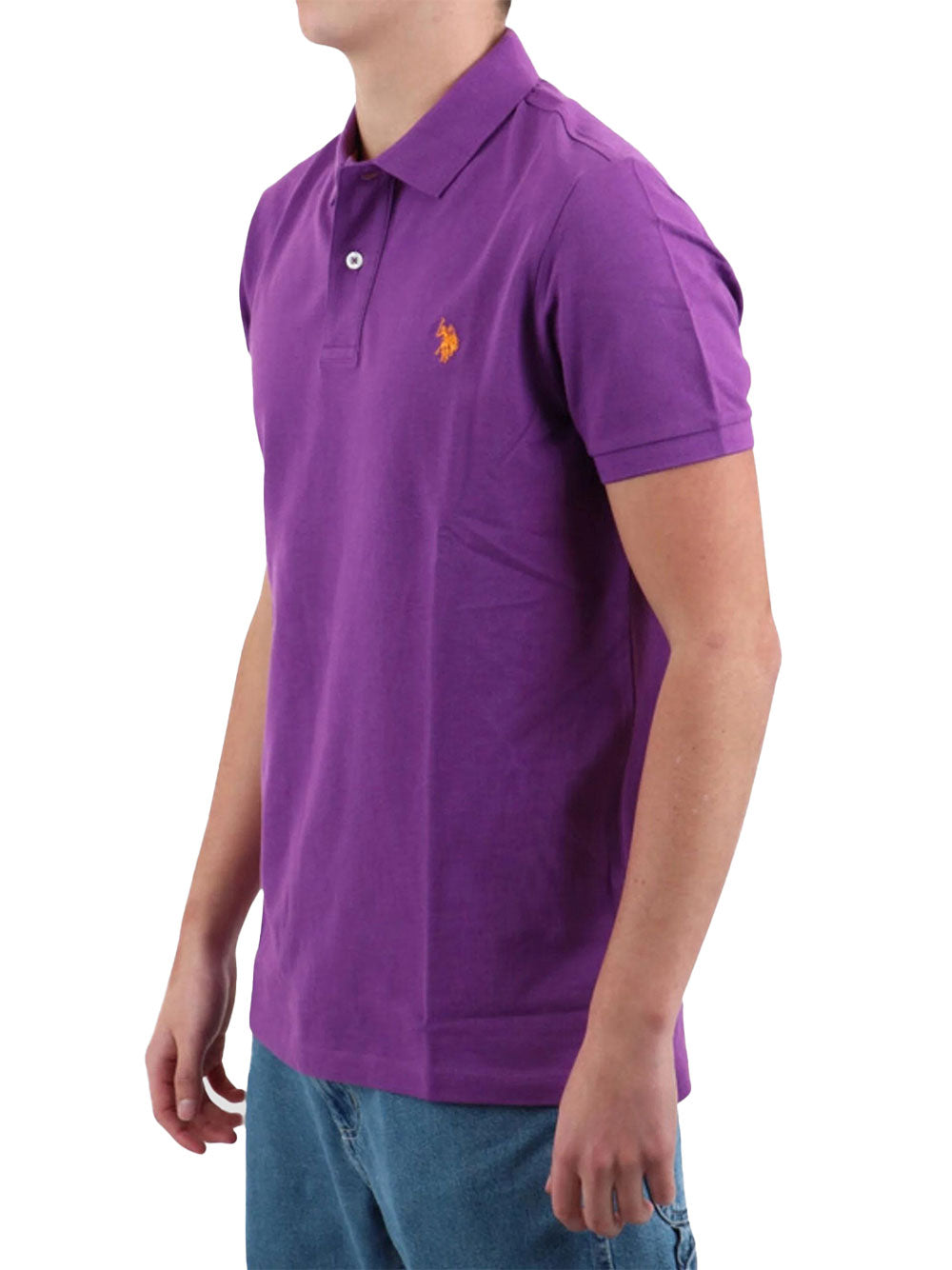 Polo U.S. Polo Assn. King 41029 da Uomo - Viola