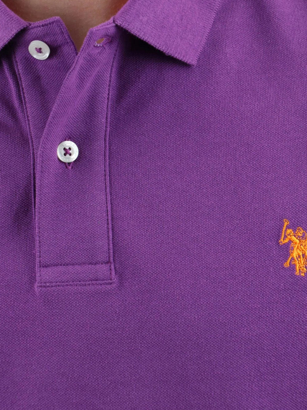 Polo U.S. Polo Assn. King 41029 da Uomo - Viola