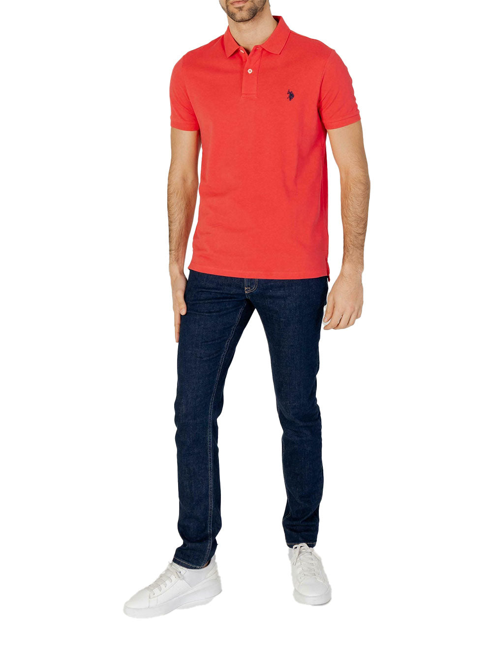 Polo U.S. Polo Assn. King 41029 da Uomo - Rosso