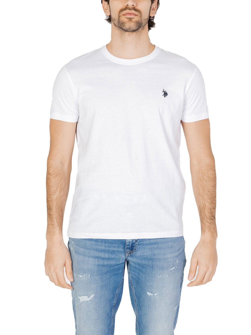 T-shirt U.S. Polo Assn. Mick 49351 da Uomo - Bianco