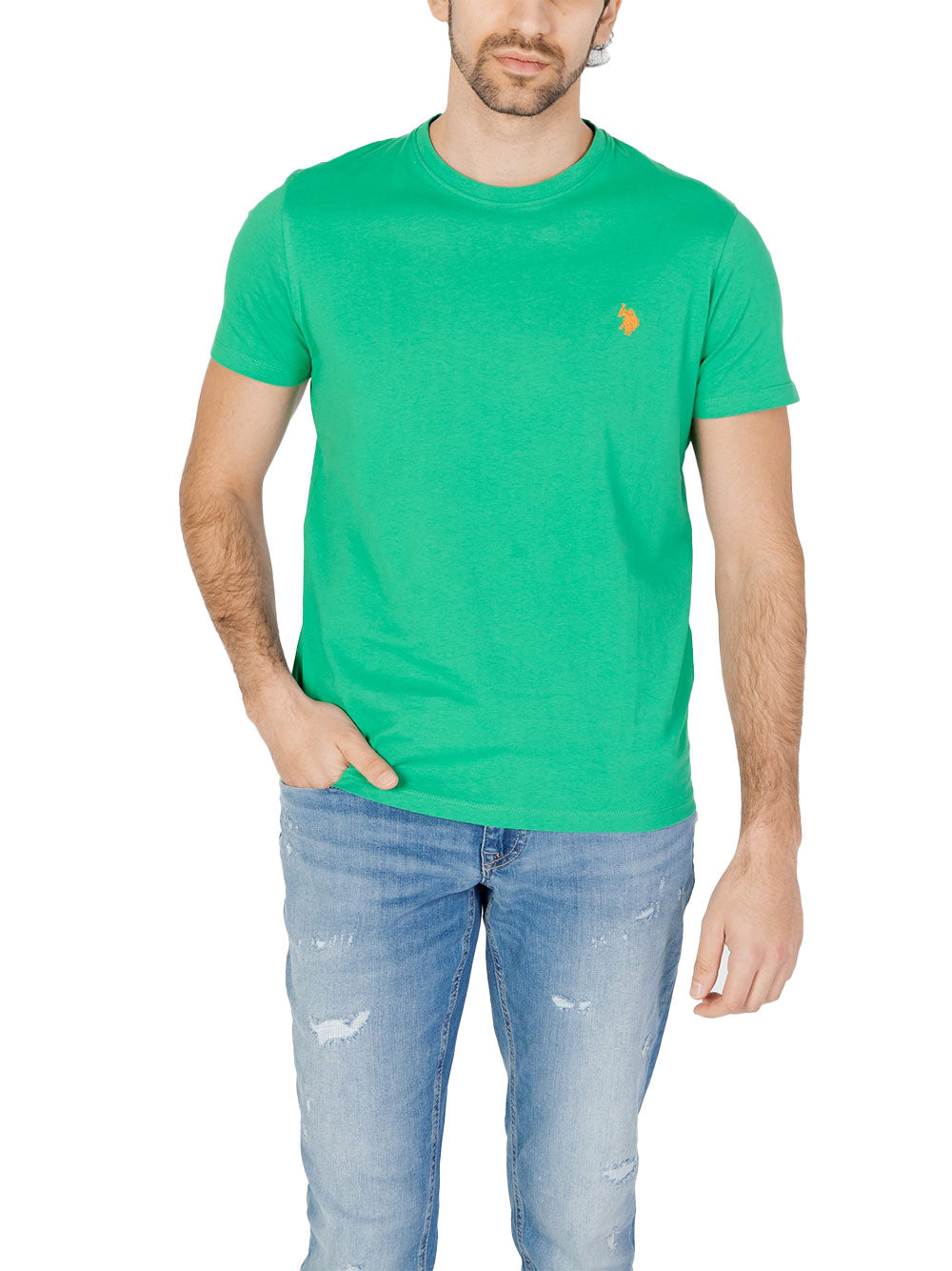 T-shirt U.S. Polo Assn. Mick 49351 da Uomo - Verde