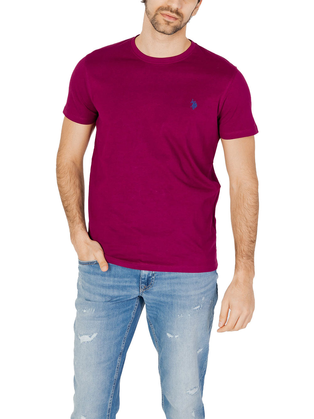 T-shirt U.S. Polo Assn. Mick 49351 da Uomo - Viola