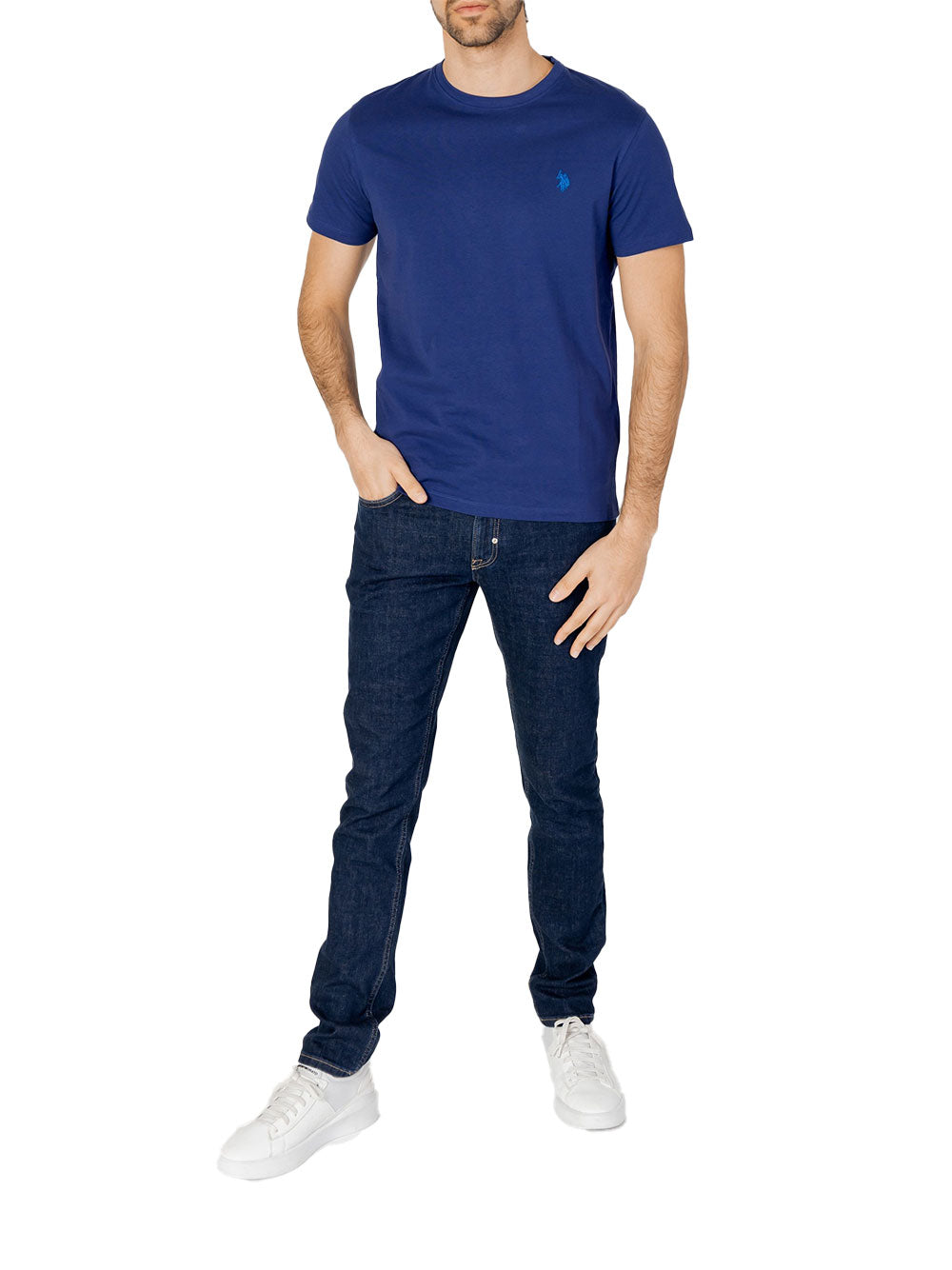 T-shirt U.S. Polo Assn. Mick da Uomo - Blu