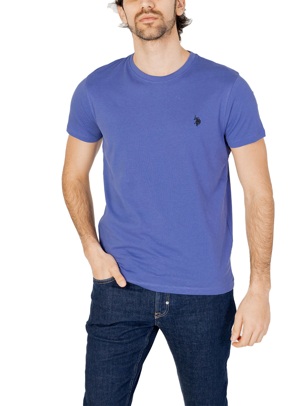 T-shirt U.S. Polo Assn. Mick da Uomo - Viola