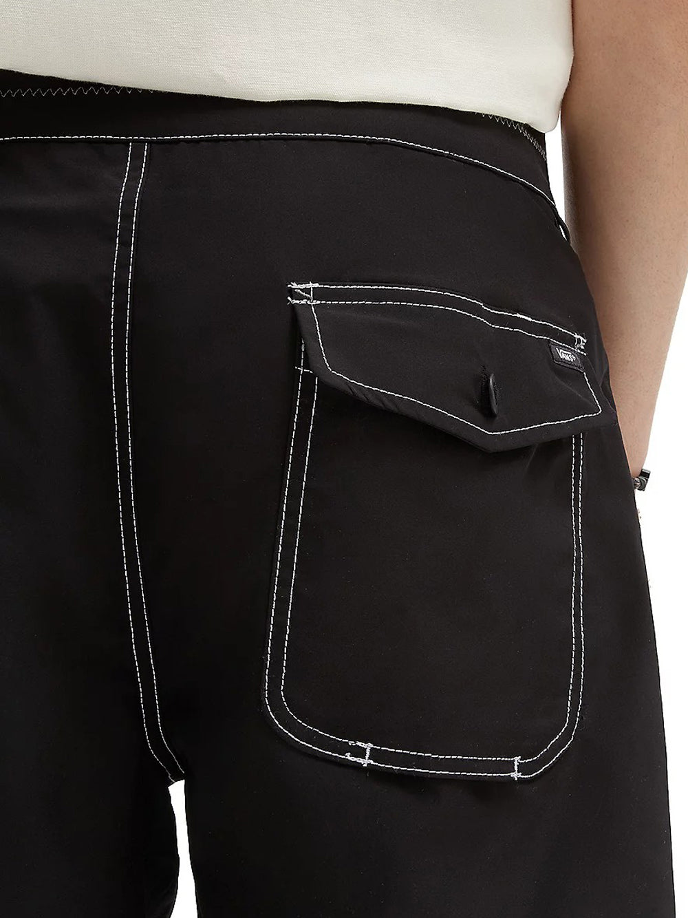 Shorts Mare Vans Mikey Feb Ever-Ride da Uomo - Nero