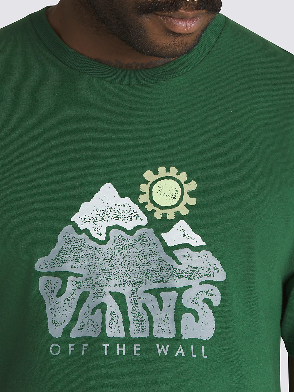 T-shirt Vans Mountain View da Uomo - Verde