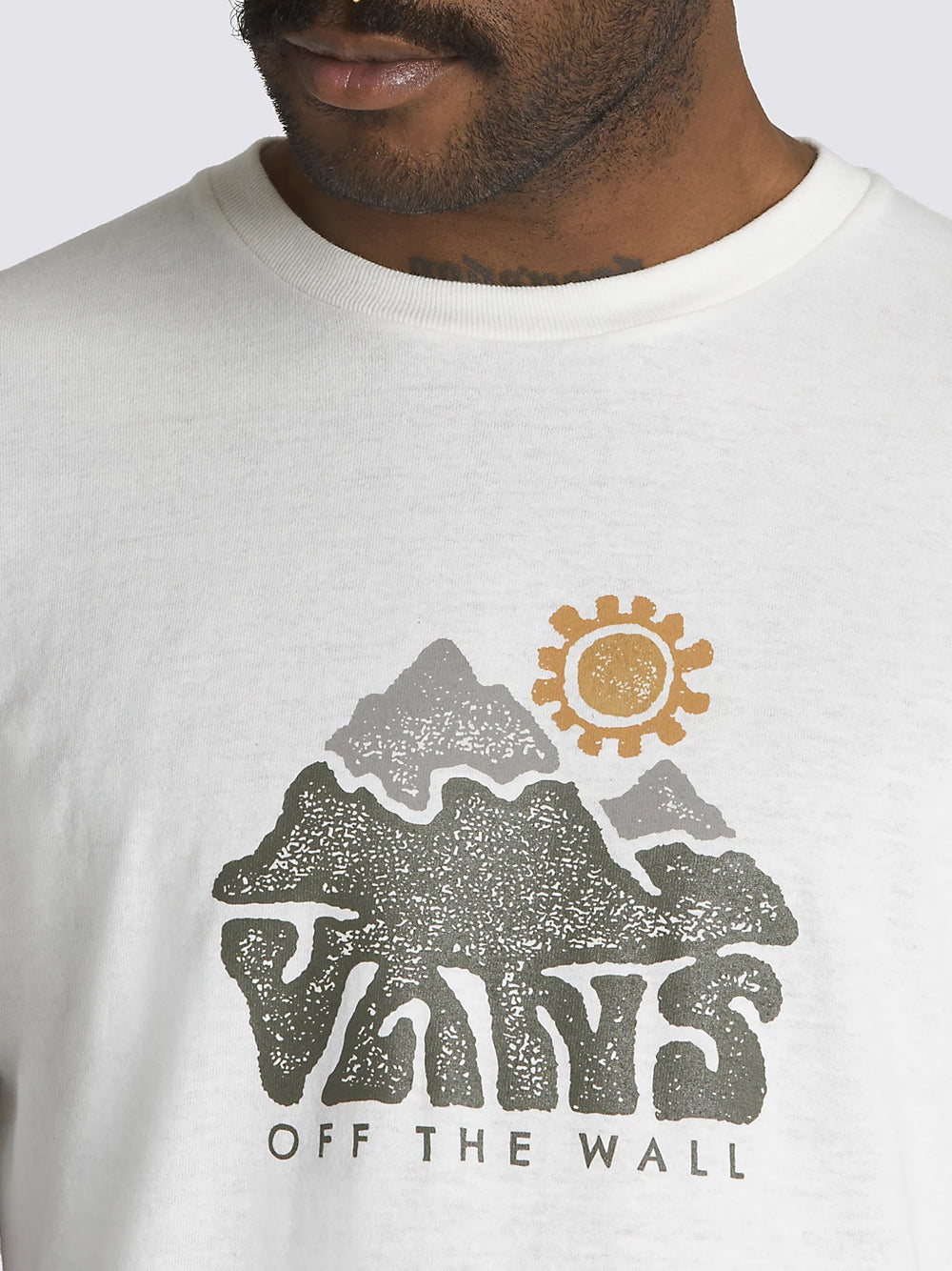 T-shirt Vans Mountain View da Uomo - Bianco