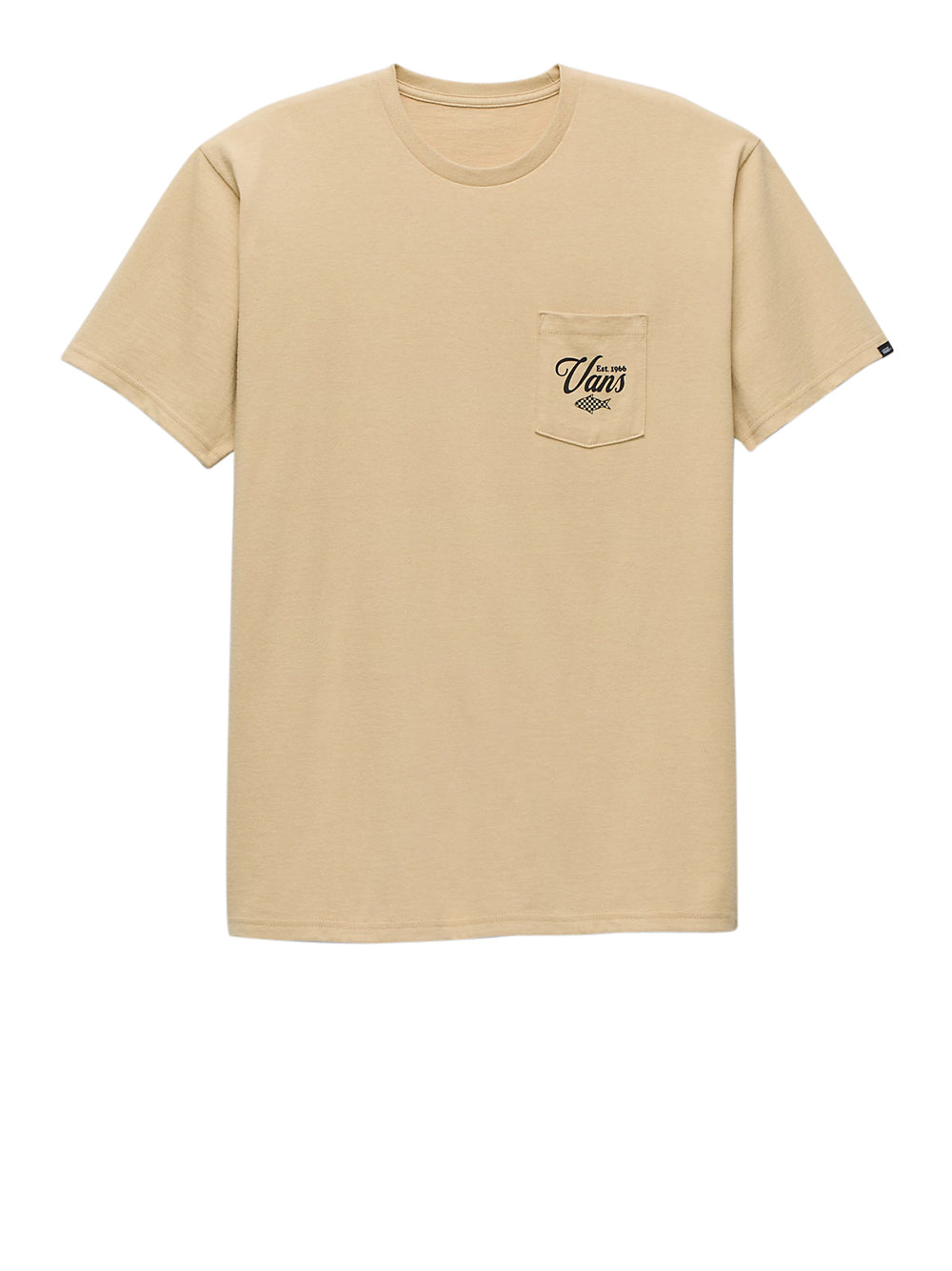 T-shirt Vans da Fishing Club Pocket Uomo - Beige