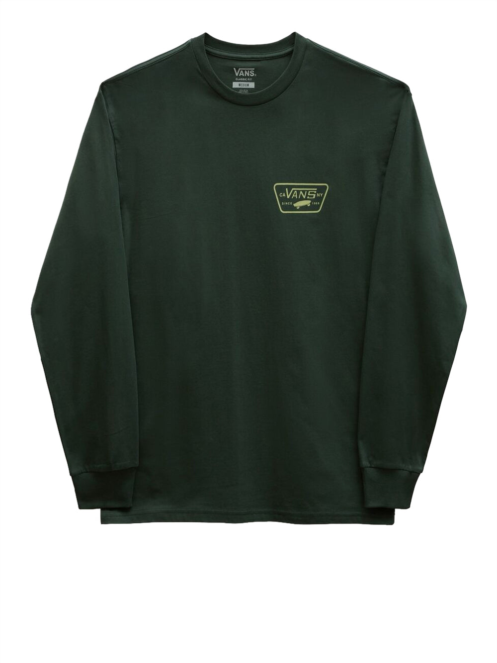 T-shirt Vans Full Patch Back da Uomo - Verde