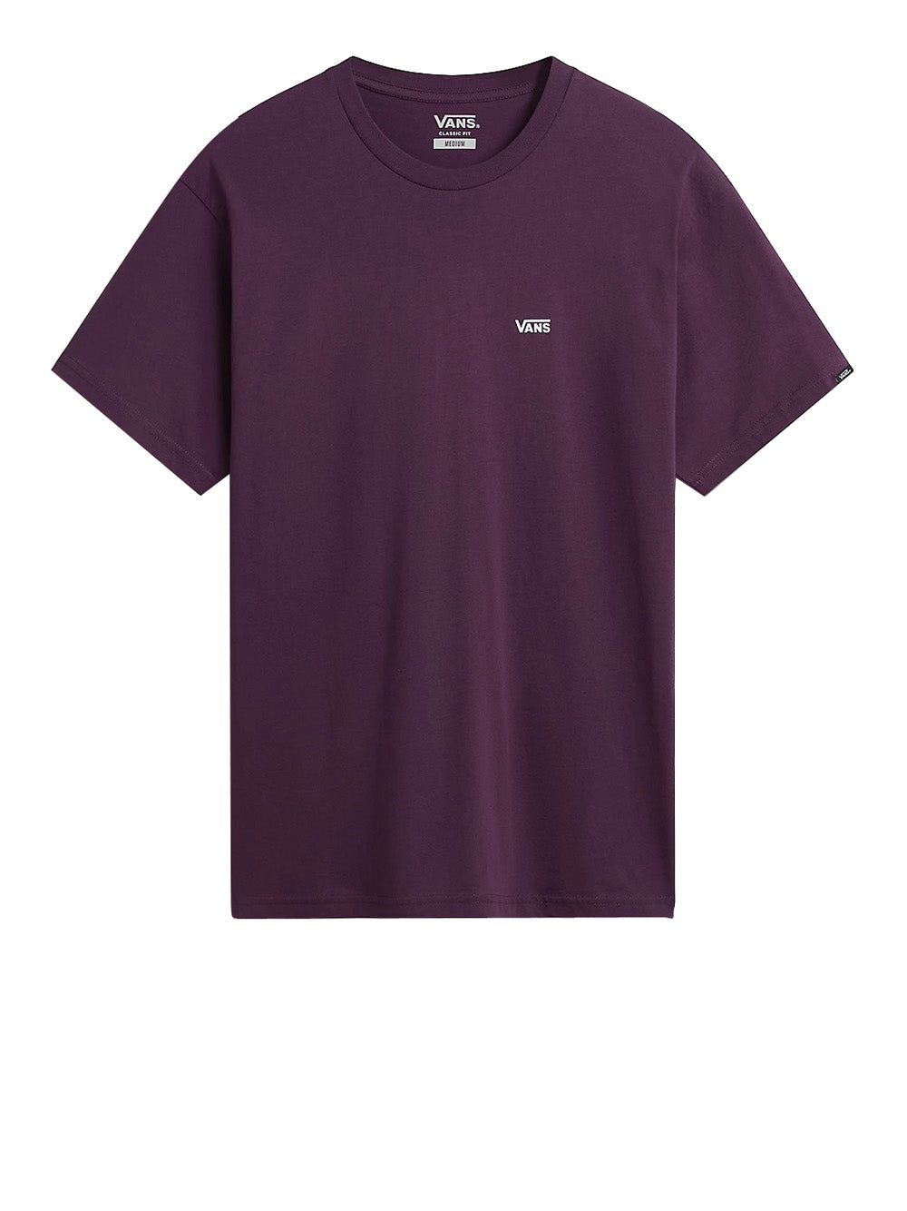 T-shirt Vans Left Chest Logo da Uomo - Viola