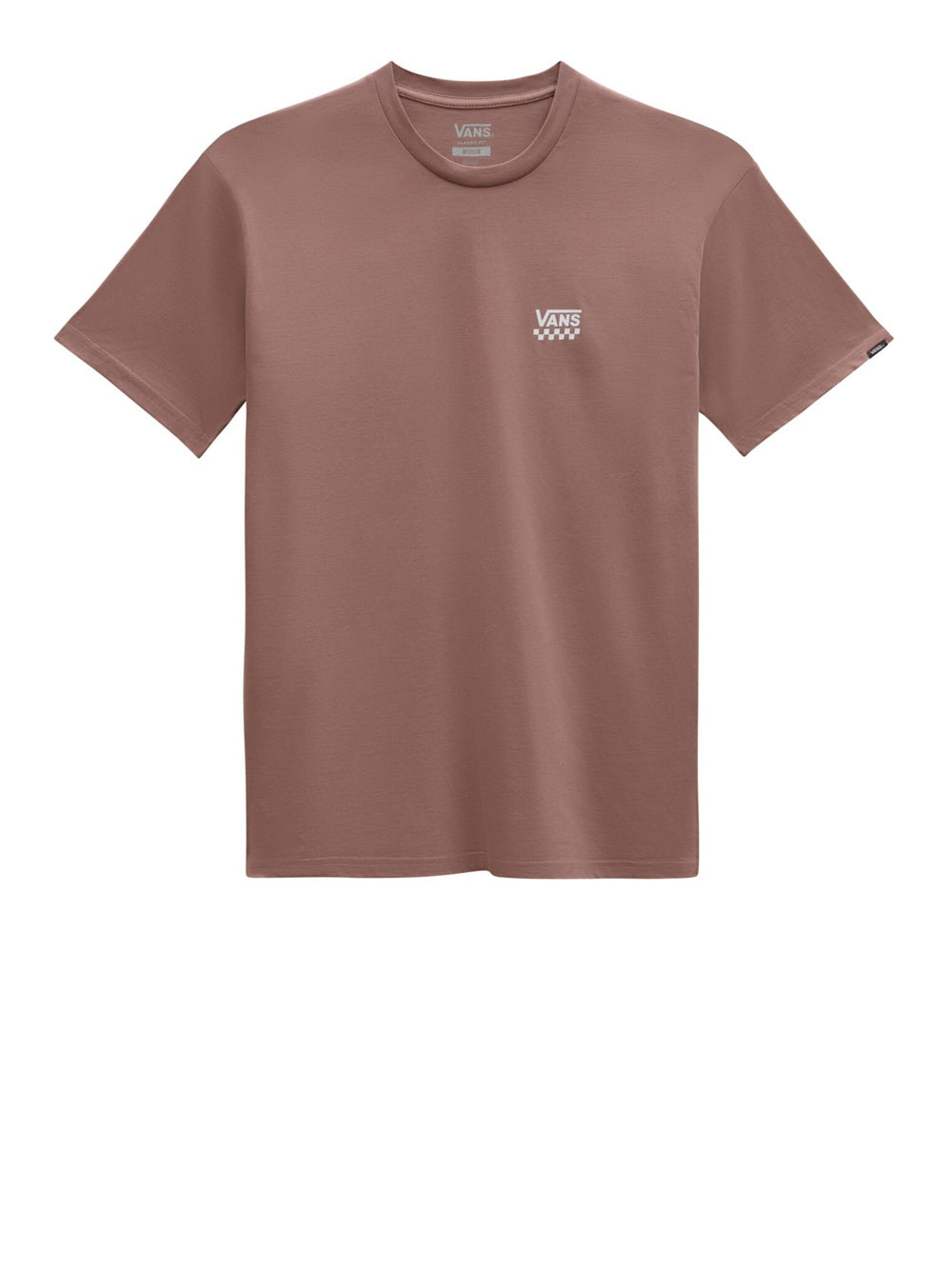 T-shirt Vans Left Chest Logo da Uomo - Rosa