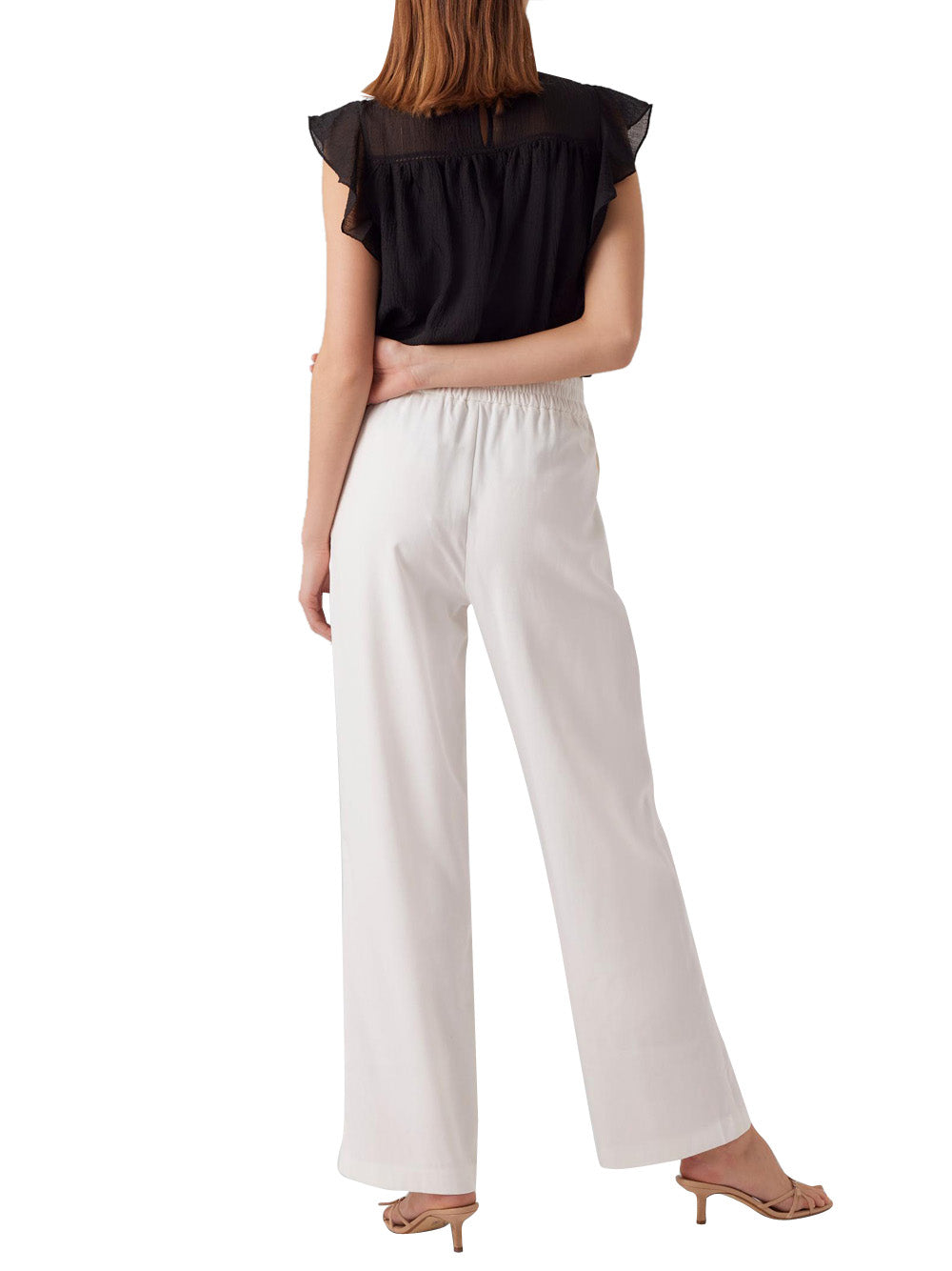 Pantalone Palazzo Vero Moda da Donna - Bianco