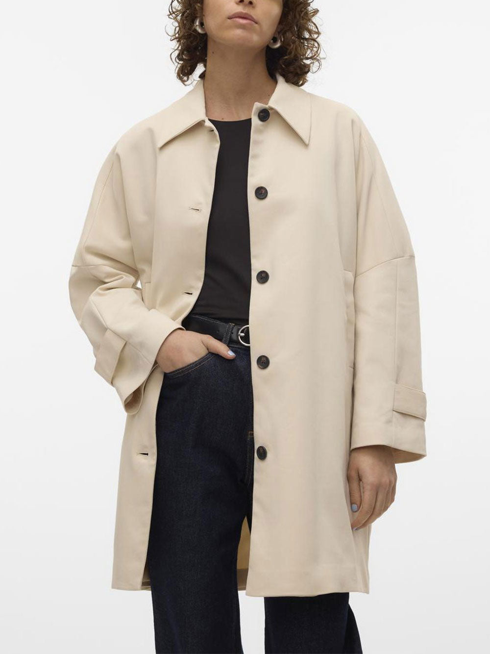 Trench Vero Moda da Donna - Avorio