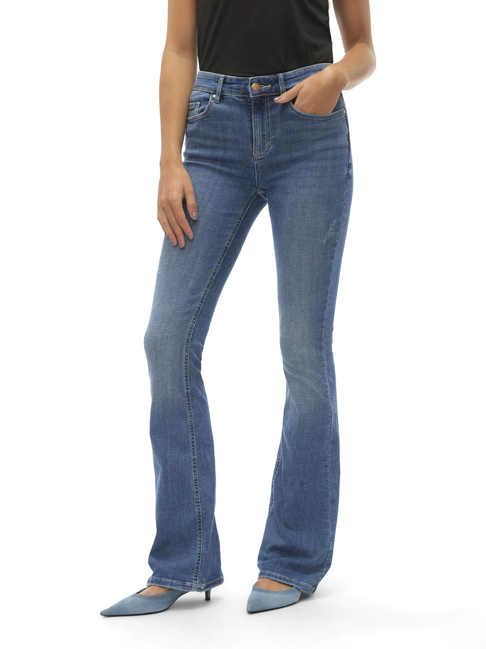 Jeans Bootcut Vero Moda da Donna - Denim