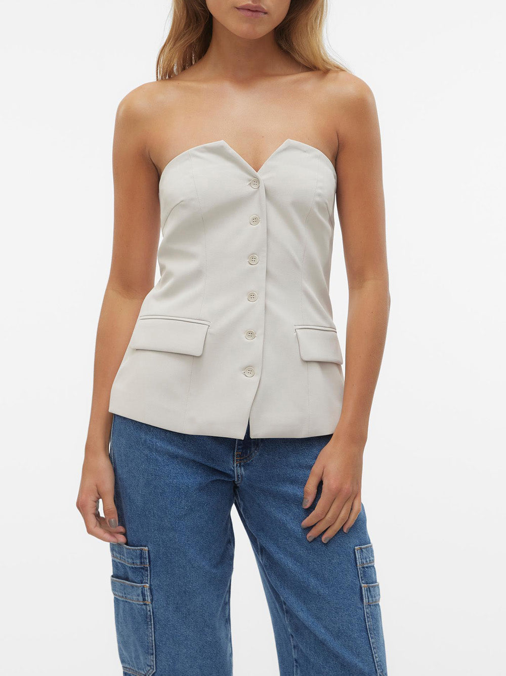 Top Vero Moda da Donna - Avorio