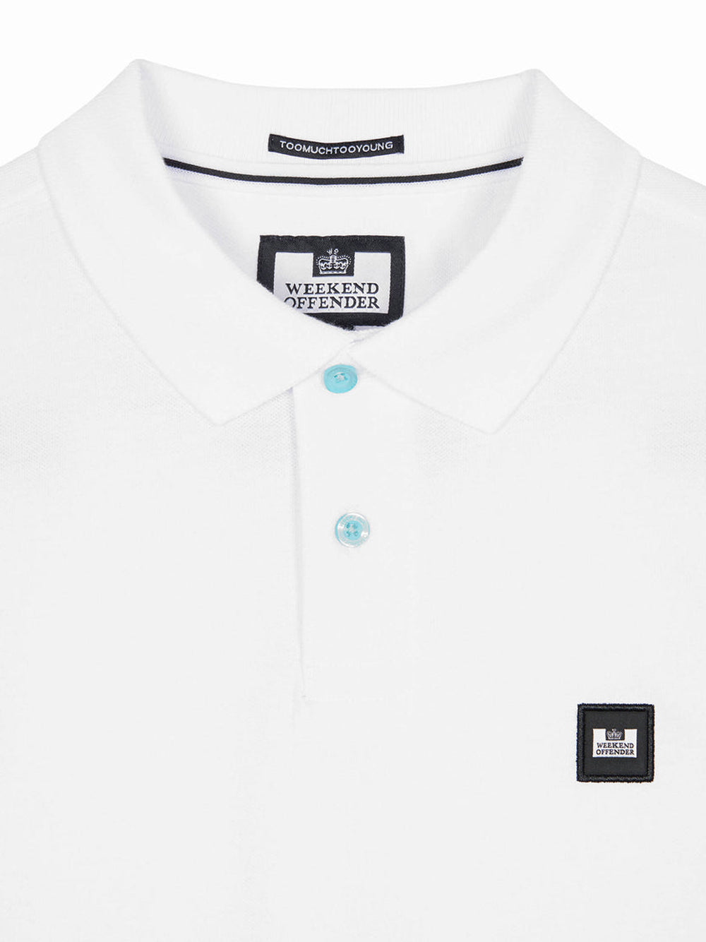 Polo Weekend Offender Caneiros da Uomo - Bianco