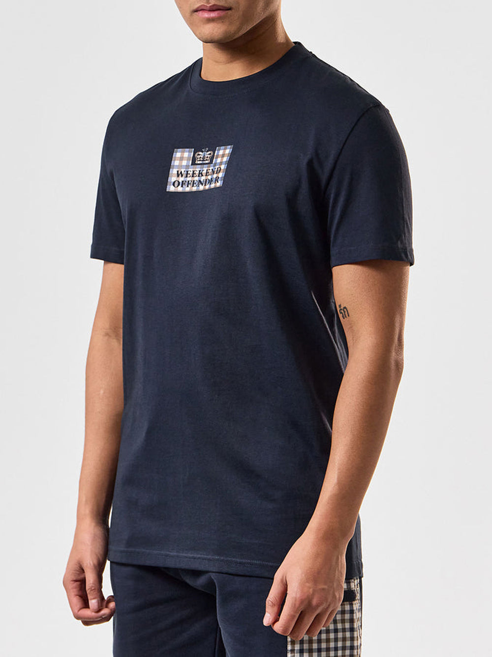 T-shirt Weekend Offender Dygas da Uomo - Blu