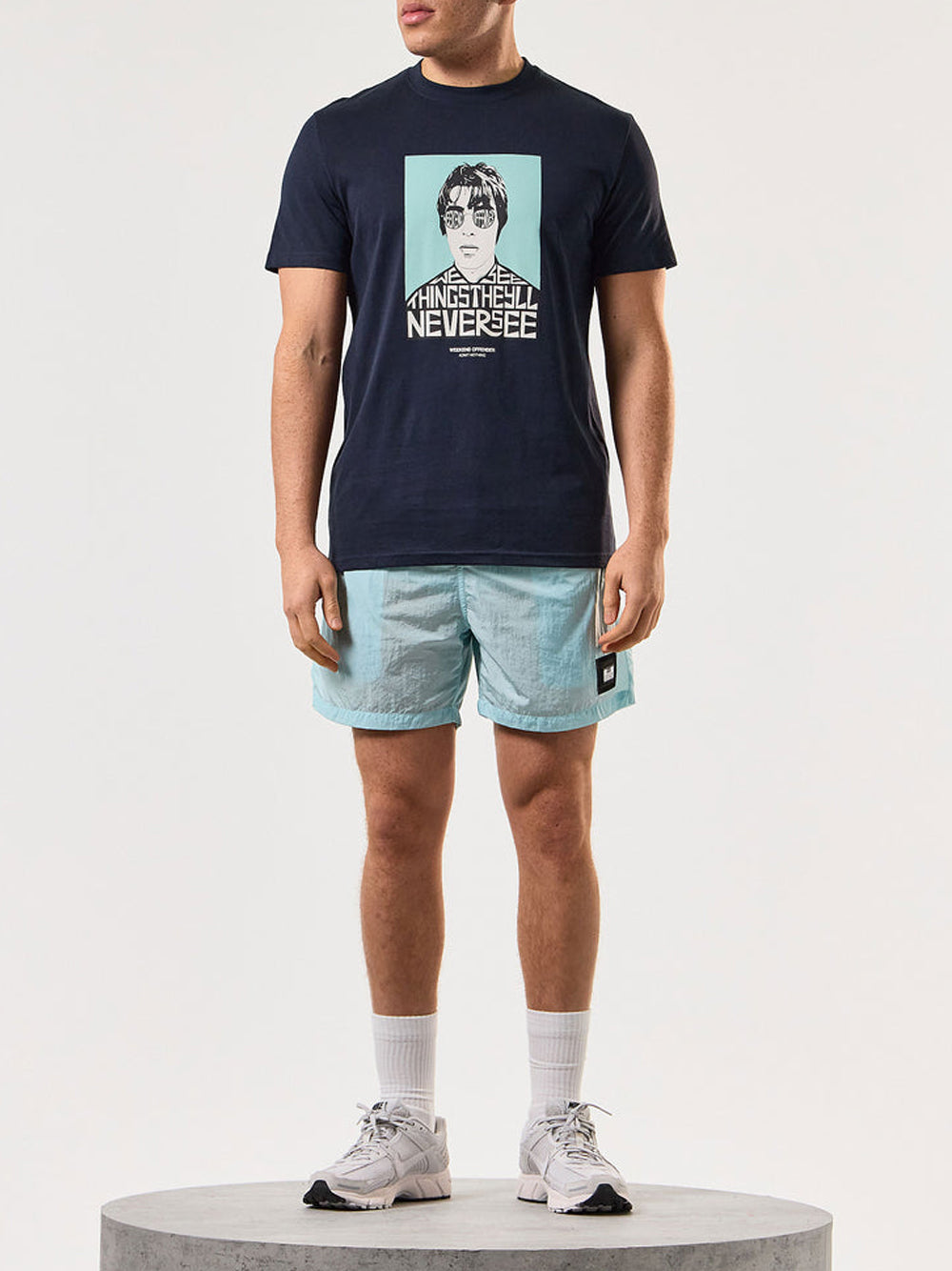 T-shirt Weekend Offender Forever da Uomo - Blu