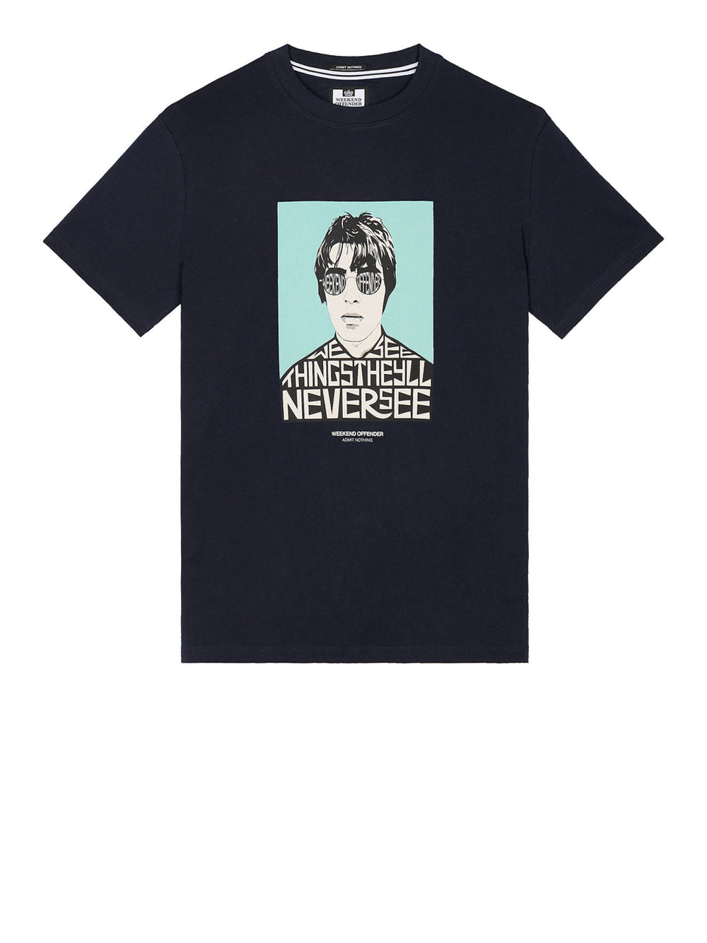 T-shirt Weekend Offender Forever da Uomo - Blu