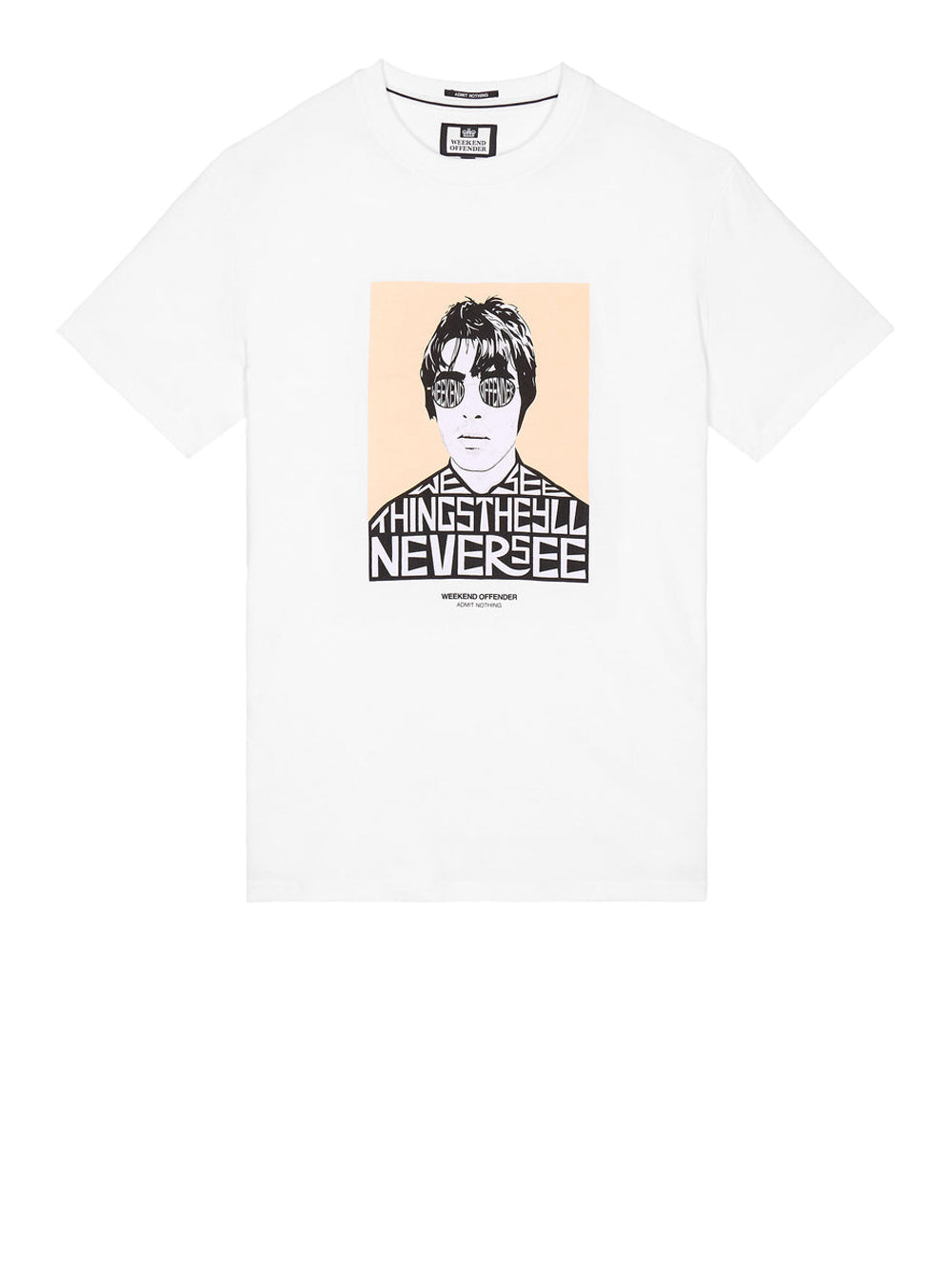 T-shirt Weekend Offender Forever da Uomo - Bianco