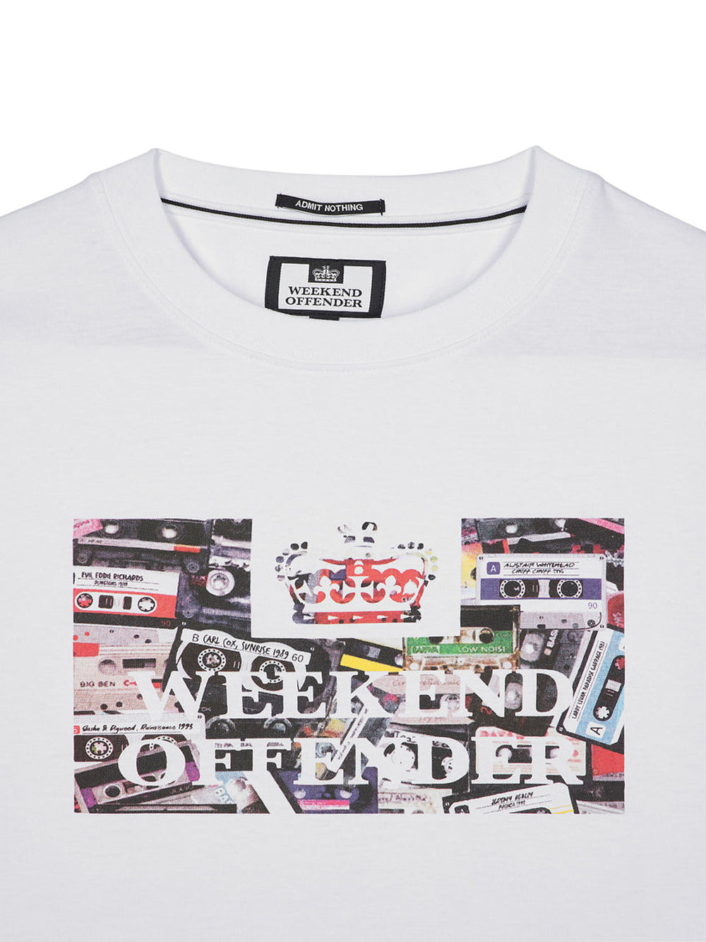 T-shirt Weekend Offender Keyte da Uomo - Bianco