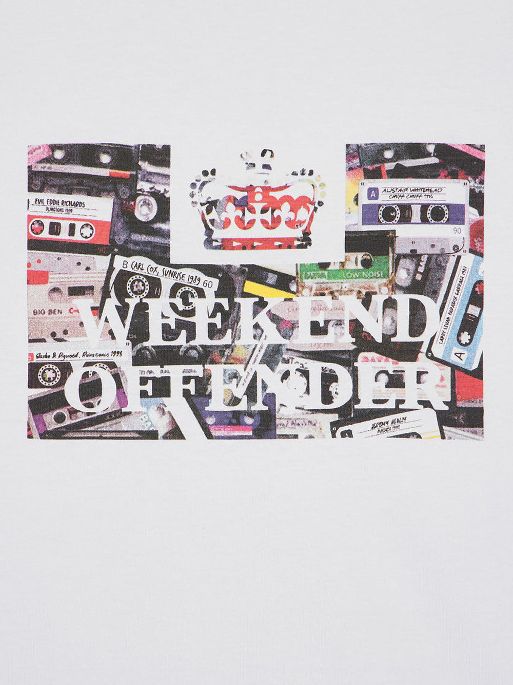 T-shirt Weekend Offender Keyte da Uomo - Bianco