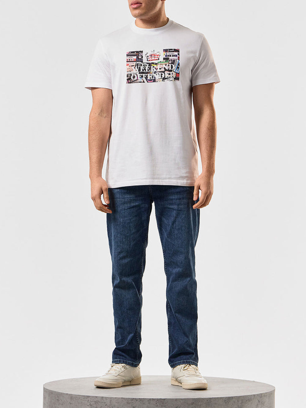 T-shirt Weekend Offender Keyte da Uomo - Bianco