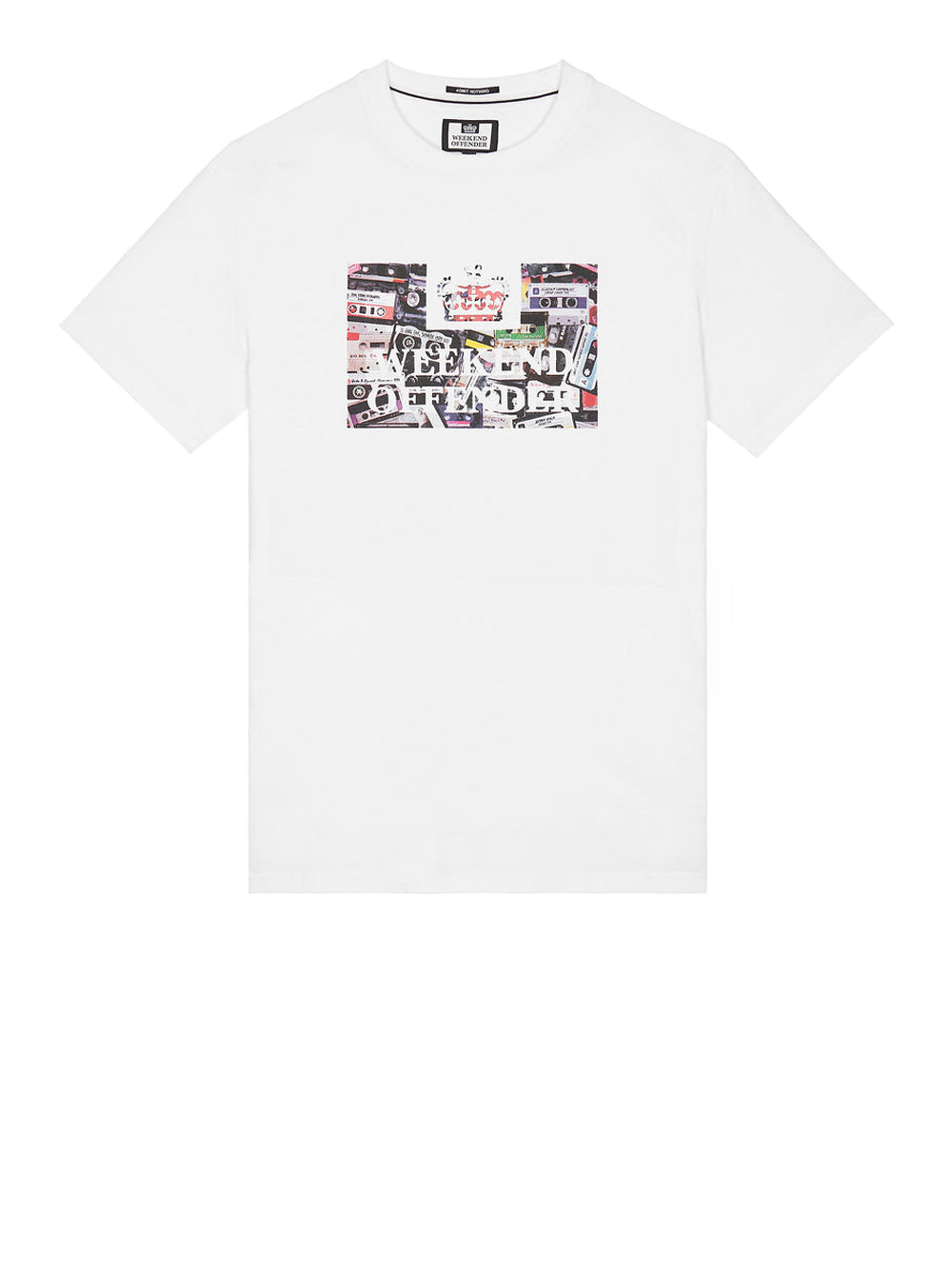 T-shirt Weekend Offender Keyte da Uomo - Bianco