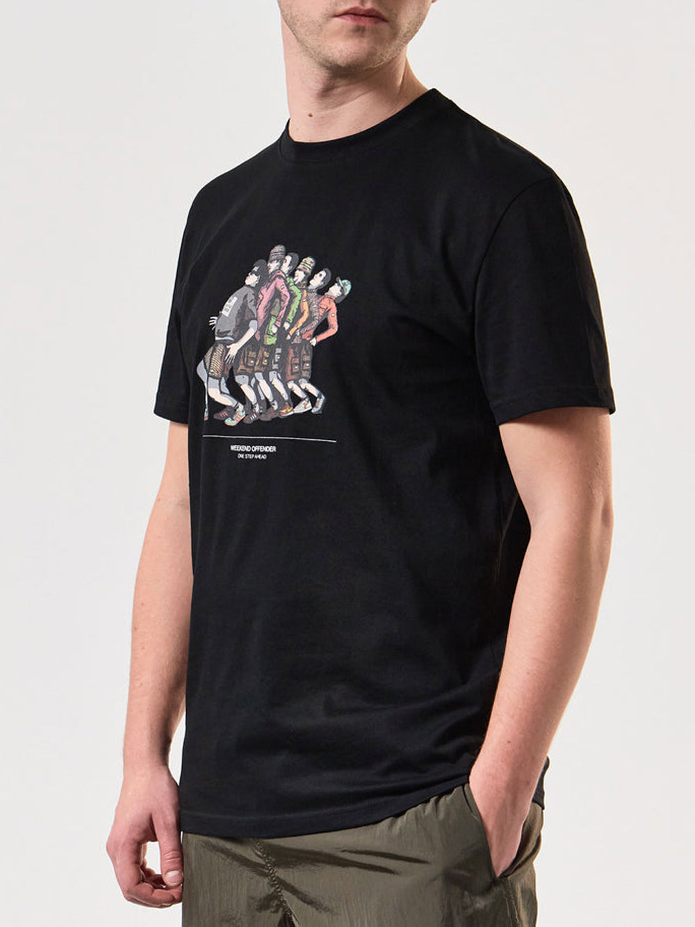 T-shirt Weekend Offender Madness da Uomo - Nero