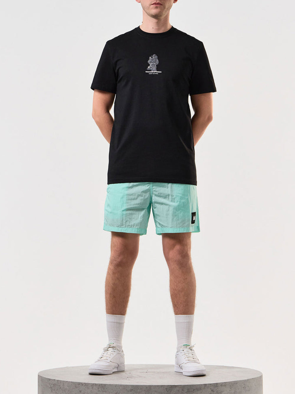 T-shirt Weekend Offender Reggie da Uomo - Nero