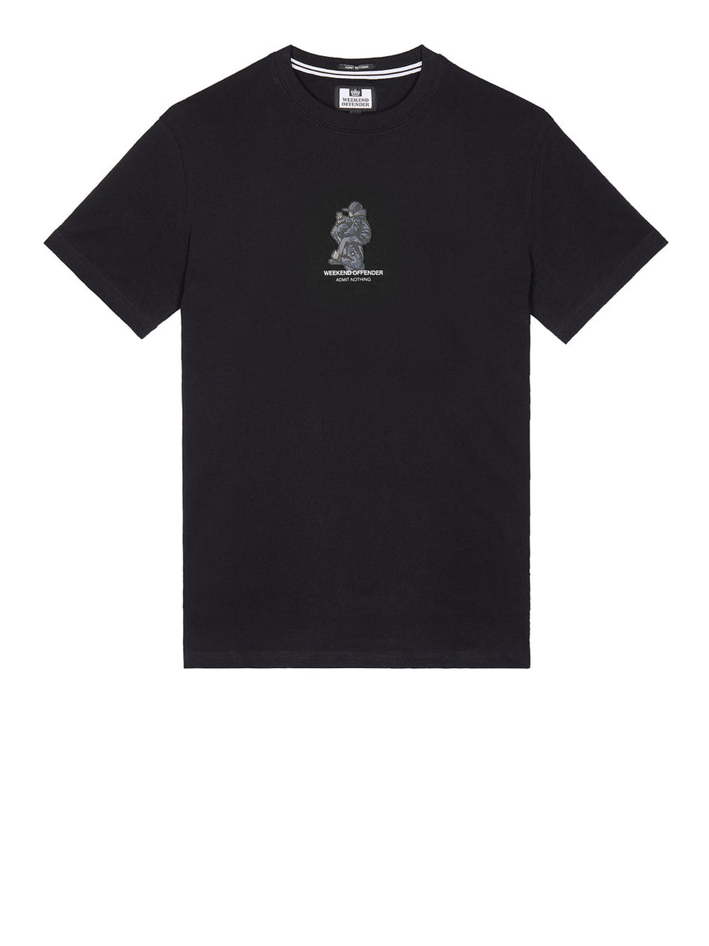 T-shirt Weekend Offender Reggie da Uomo - Nero