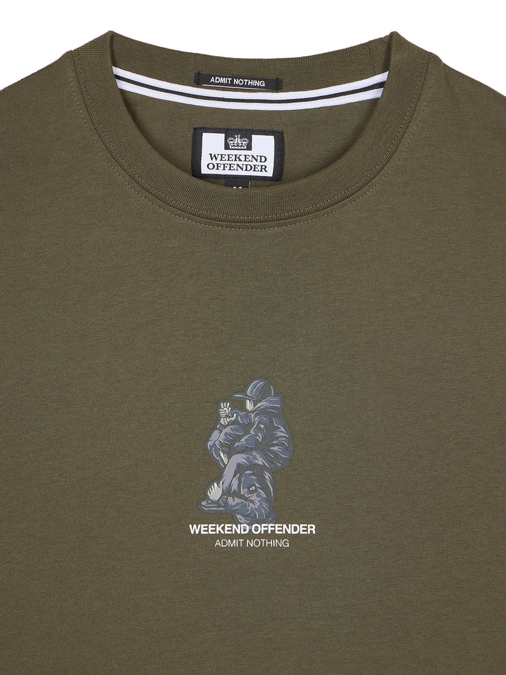 T-shirt Weekend Offender Reggie da Uomo - Verde