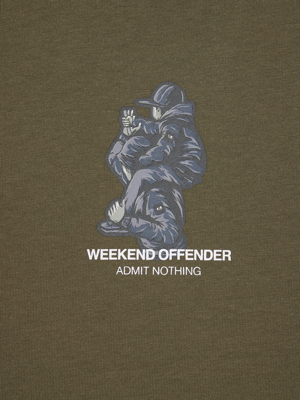 T-shirt Weekend Offender Reggie da Uomo - Verde