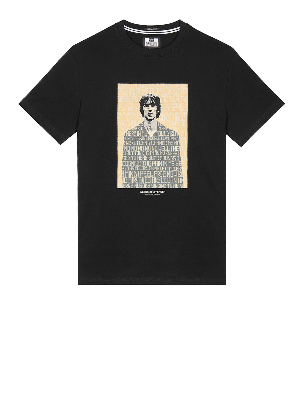 T-shirt Weekend Offender Symphony da Uomo - Nero