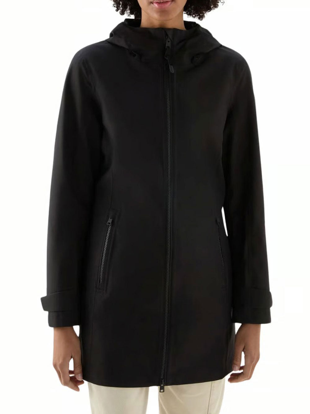 Parka Woolrich Leavitt Light da Donna - Nero