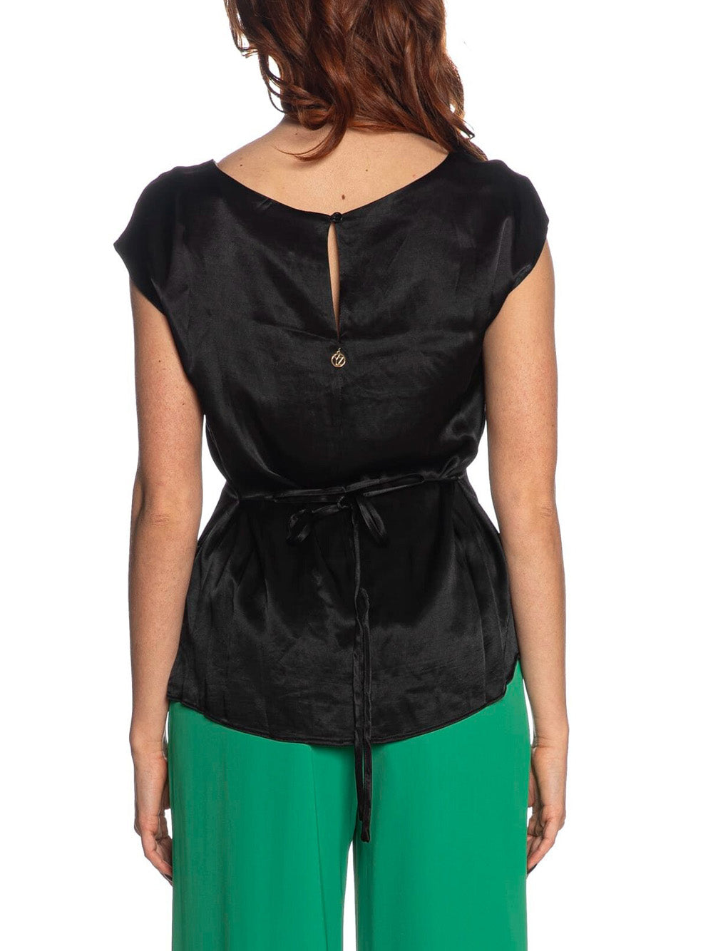 Blusa Yes Zee da Donna - Nero