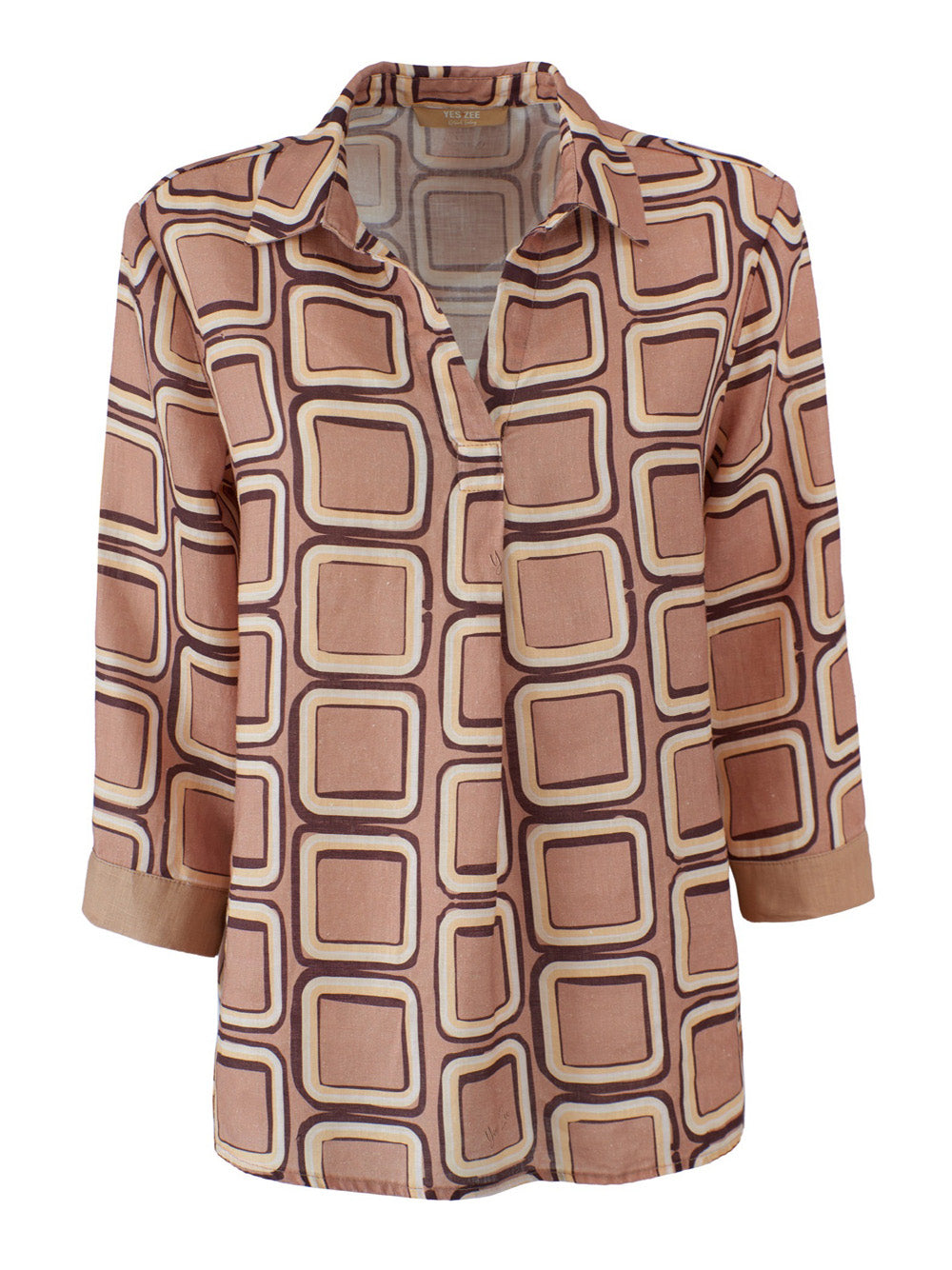 Camicia Yes Zee da Donna - Beige