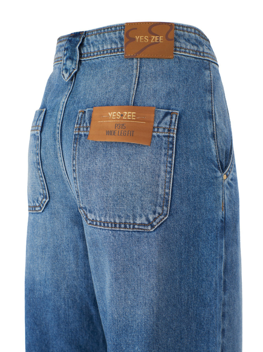 Jeans a Palazzo Yes Zee da Donna - Denim