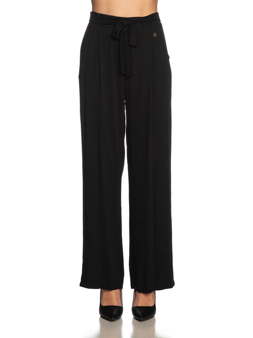 Pantalone Palazzo Yes Zee da Donna - Nero