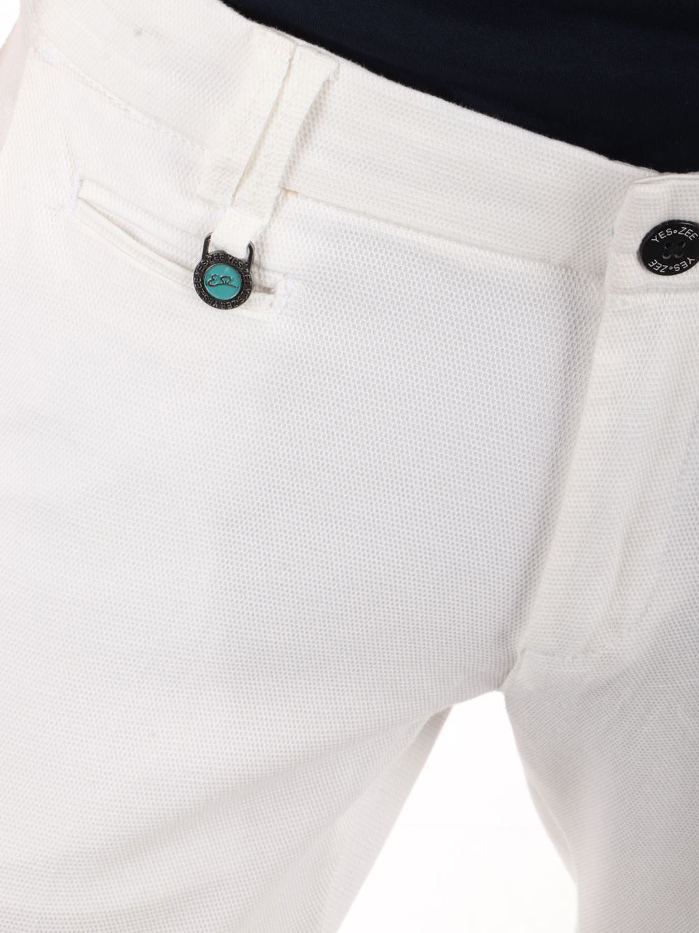 Pantalone Chino Yes Zee da Uomo - Avorio