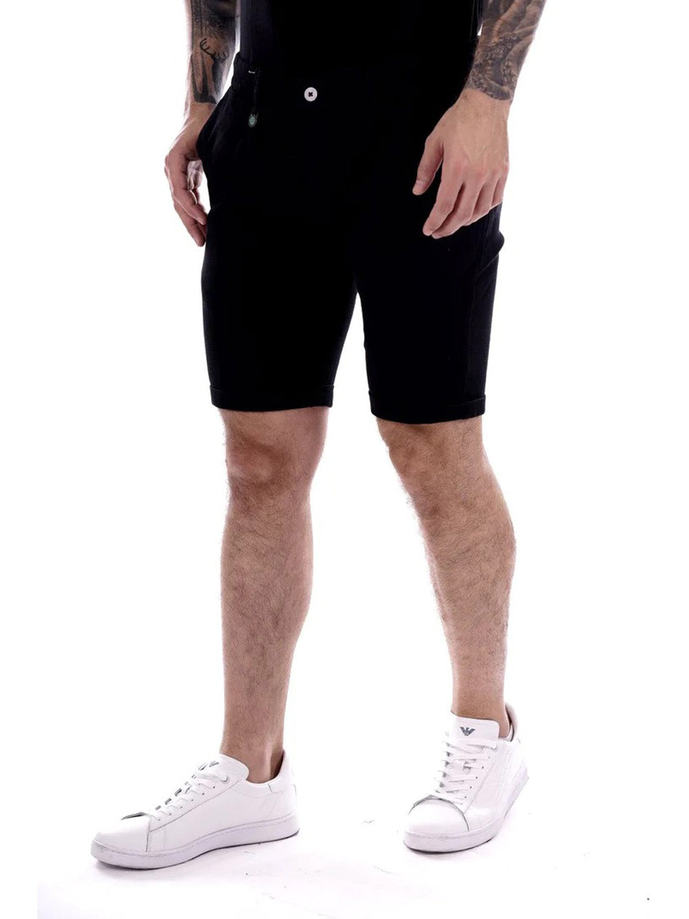 Bermuda Casual Yes Zee da Uomo - Nero