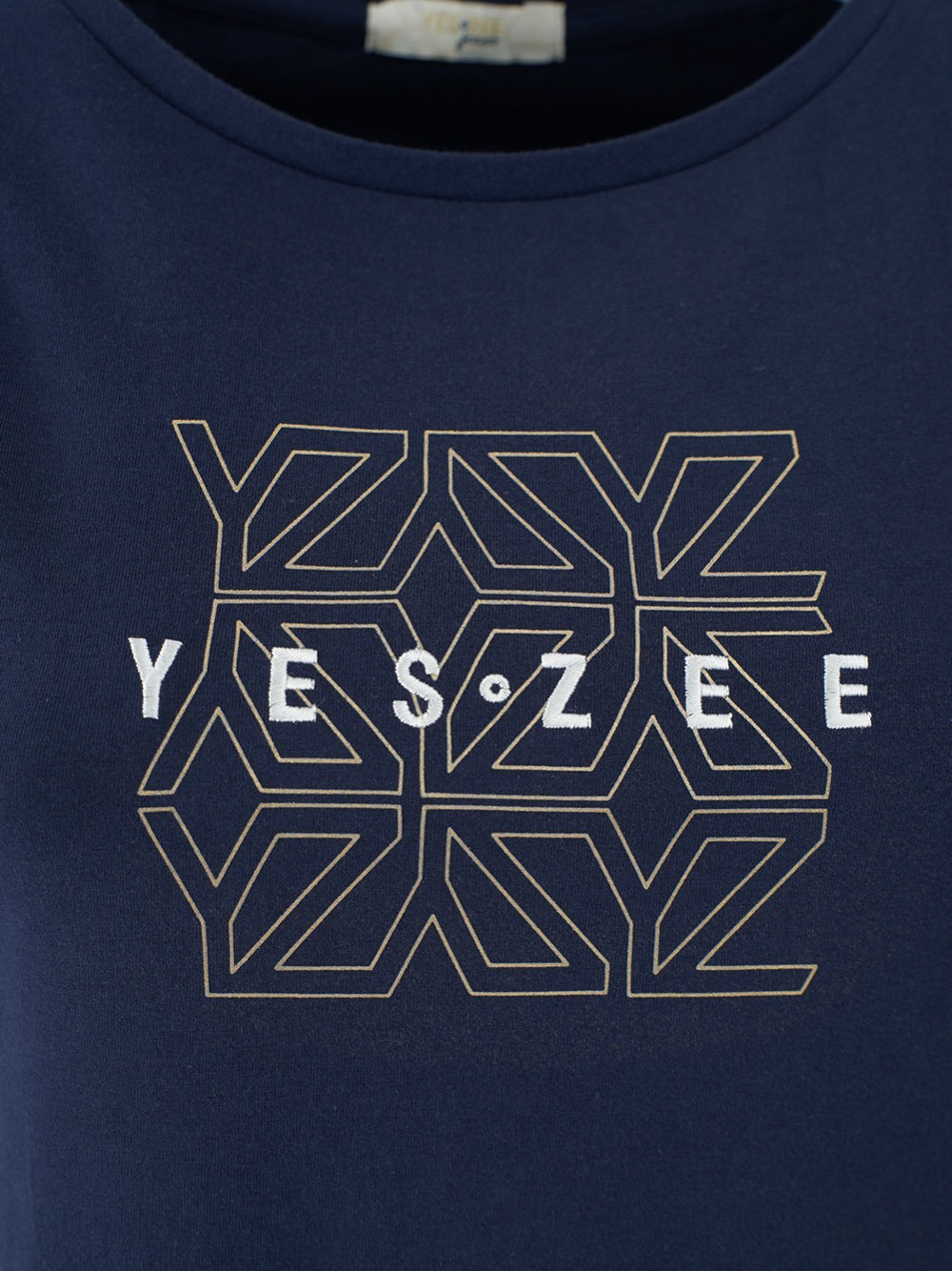 T-shirt Yes Zee da Donna - Blu