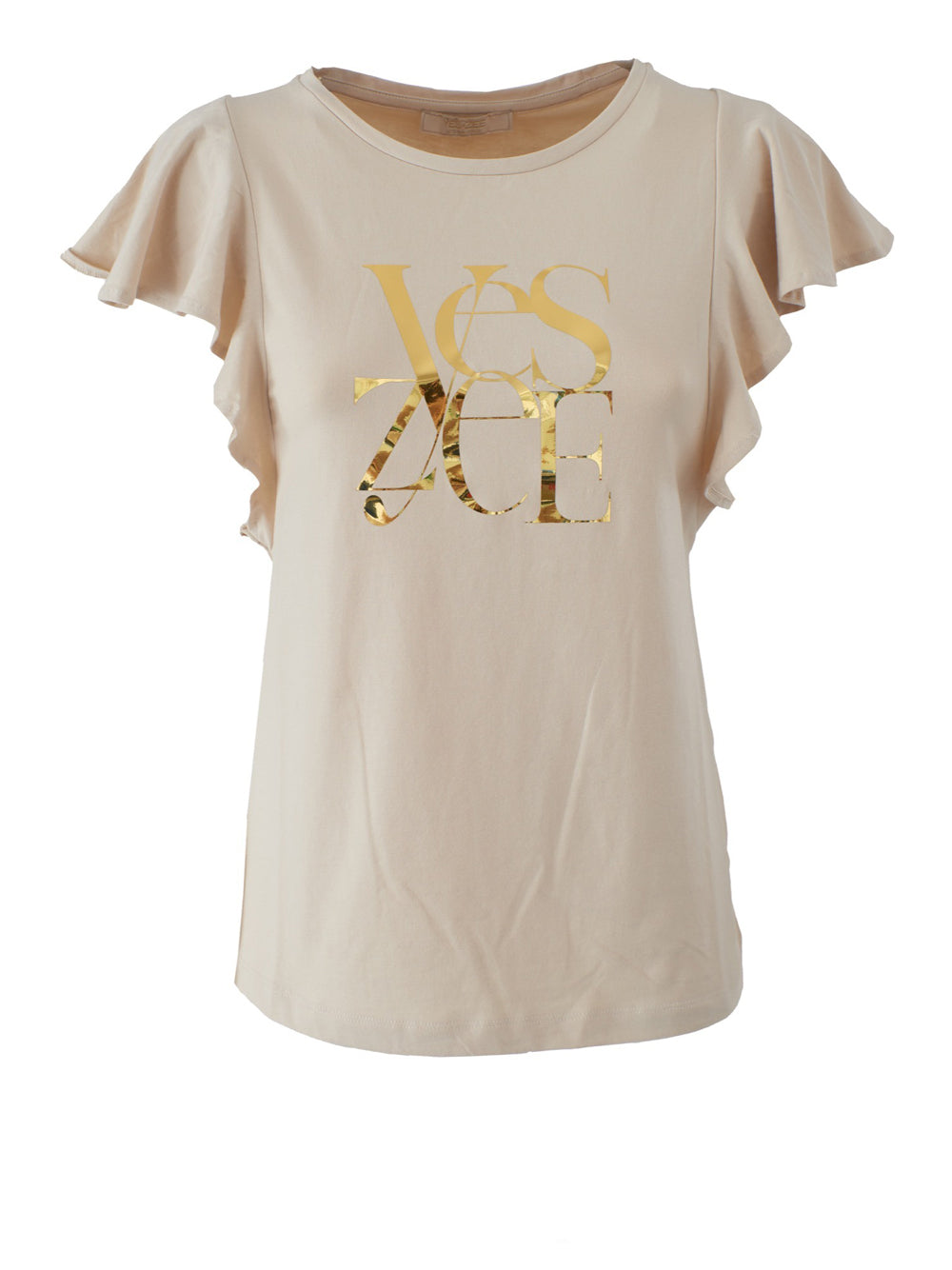 T-shirt Yes Zee da Donna - Beige