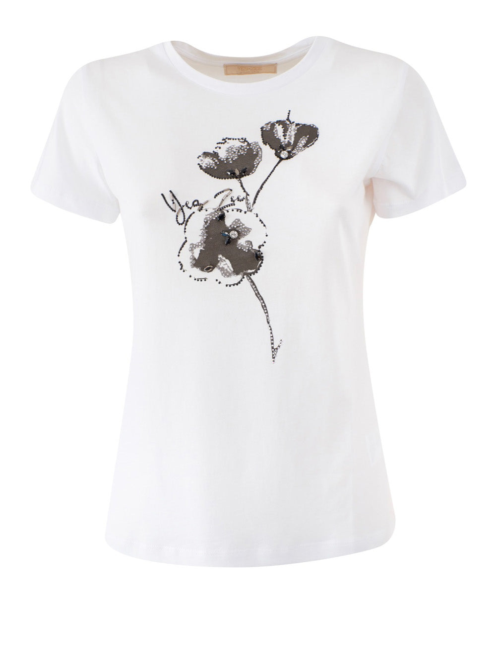 T-shirt Yes Zee da Donna - Bianco