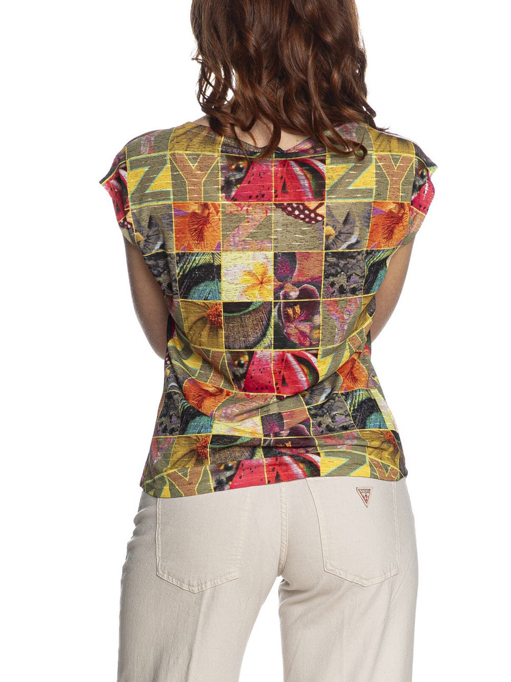 T-shirt Yes Zee da Donna - Multicolore