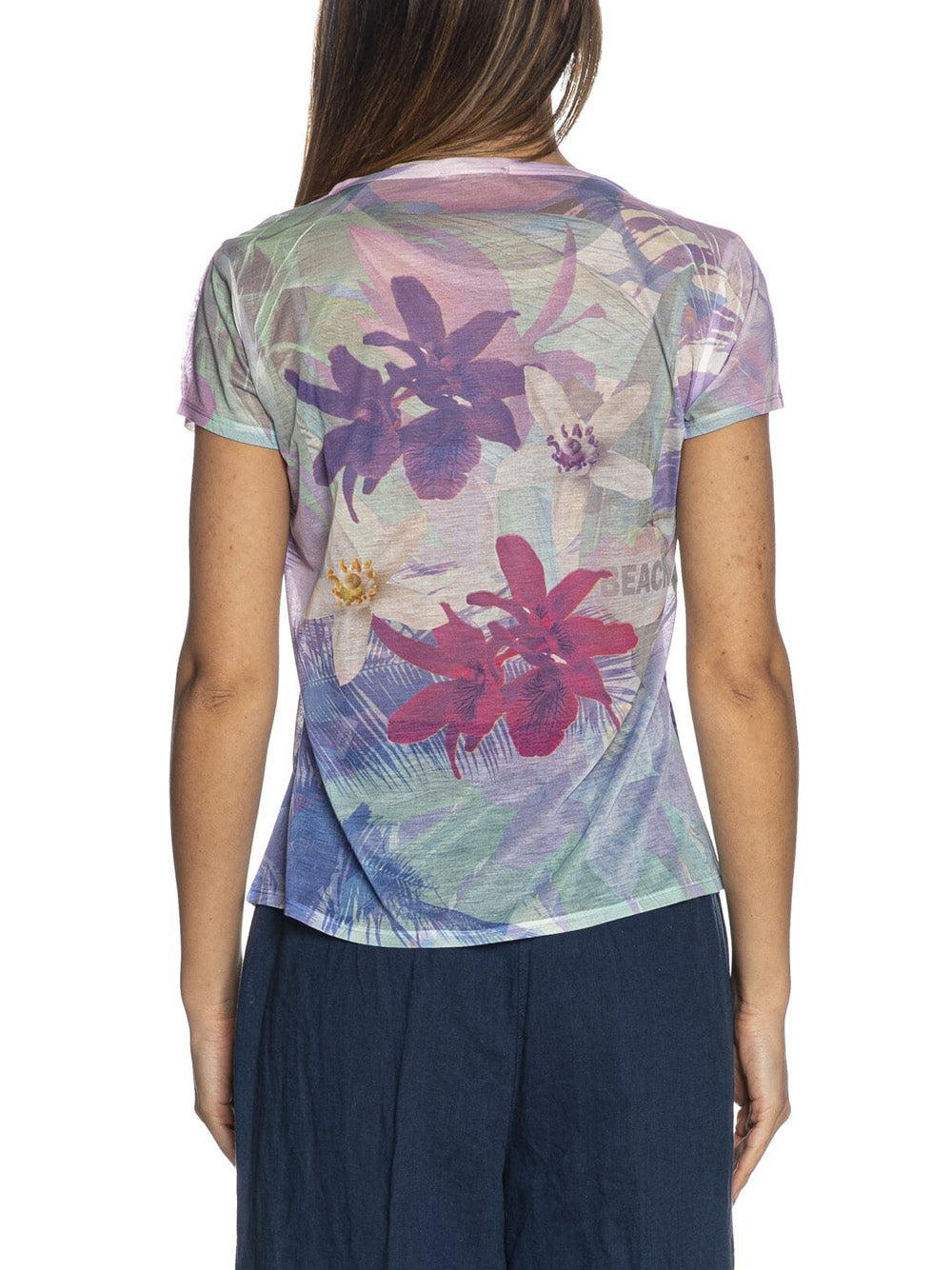 T-shirt Yes Zee da Donna - Multicolore