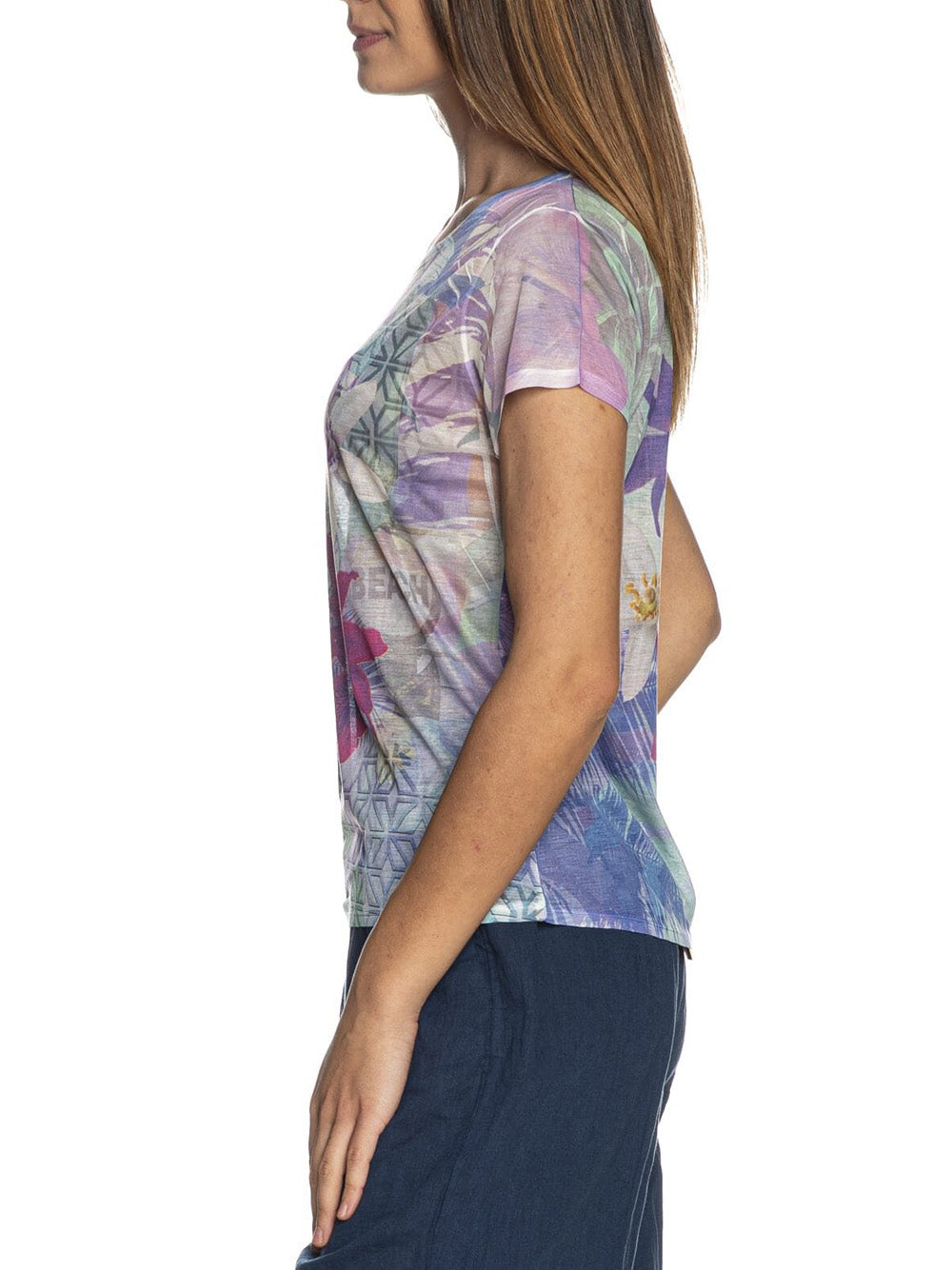 T-shirt Yes Zee da Donna - Multicolore