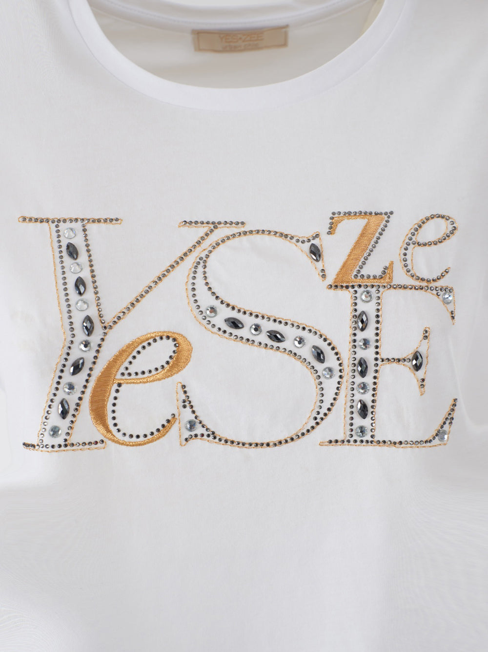 T-shirt Yes Zee da Donna - Bianco